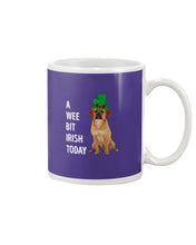 Load image into Gallery viewer, Puggle Irish Today Dog Lovers St. Patrick's Day Printed Mug Mug

