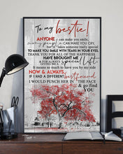 Load image into Gallery viewer, Anyone Can Make You Smile Gift For Best Friend Vertical Poster
