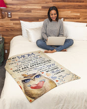 Load image into Gallery viewer, Owl Son Gift For Mom Always Be My Loving Mother Fleece Blanket
