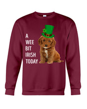 Load image into Gallery viewer, Cockapoo Irish Today Green St. Patrick's Day Printed Mug Sweatshirt
