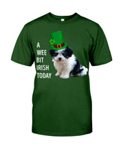 Load image into Gallery viewer, Mal-Shi Irish Today St. Patrick's Day Printed Mug Guys Tee
