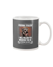 Load image into Gallery viewer, Standard Schnauzer Personal Stalker St. Patrick's Day Printed Mug Mug
