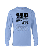 Load image into Gallery viewer, She's My Whole World Gift For Husband Unisex Long Sleeve
