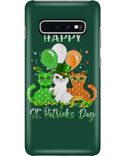 Load image into Gallery viewer, Lovely Cat And Balloons Happy St Patrick's Day Gift For Cat Lovers Phone case
