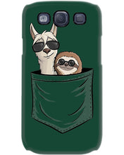 Load image into Gallery viewer, Cool Llama And Sloth In Pocket Meaningful Gift Phone case
