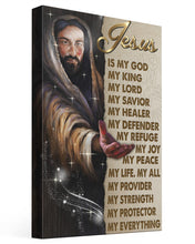 Load image into Gallery viewer, Jesus Is My God My King My Lord Gift Matte Canvas
