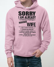 Load image into Gallery viewer, She's My Whole World Gift For Husband Hoodie
