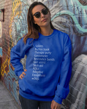 Load image into Gallery viewer, Splints Button Hook Therapy Putty Goniometer Resistance Bands Sweatshirt
