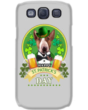 Load image into Gallery viewer, Bull Terrier With Beer Celebrate St Patrick's Day Gift For Dog Lovers Phone case
