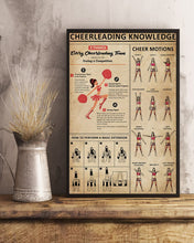 Load image into Gallery viewer, Something You Should Know About Knowledge Cheerleading Vertical Poster

