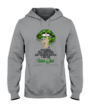 Load image into Gallery viewer, Keep Silent Sparkling Green Lips St Patrick's Day Gift Hoodie
