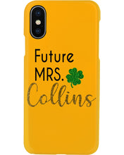 Load image into Gallery viewer, Shamrock Future Mrs Collins St Patrick's Day Phone case
