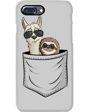 Load image into Gallery viewer, Cool Llama And Sloth In Pocket Meaningful Gift Phone case
