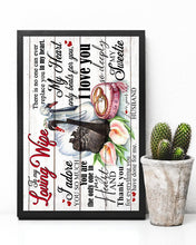 Load image into Gallery viewer, Swans And Flower Love You So Deeply Gift For Wife Vertical Poster
