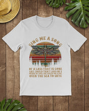 Load image into Gallery viewer, Sing Me A Song Dragonfly Retro Vintage Guys Tee
