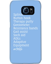 Load image into Gallery viewer, Splints Button Hook Therapy Putty Goniometer Resistance Bands Phone case
