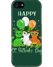 Load image into Gallery viewer, Lovely Cat And Balloons Happy St Patrick's Day Gift For Cat Lovers Phone case
