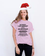 Load image into Gallery viewer, A Freaking Awesome Husband Is My Life Guys Tee
