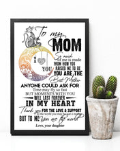 Load image into Gallery viewer, Cat On Moon Gift For Mom How You Raised Me To Be Vertical Poster
