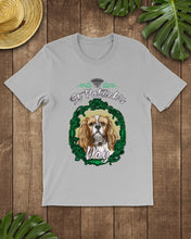 Load image into Gallery viewer, Cavalier Mirror Happy St Patrick's Day Gift For Dog Lovers Guys Tee
