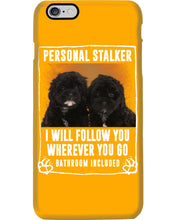 Load image into Gallery viewer, Black Pooshi Black Shipoo Personal Stalker St. Patrick's Day Printed Mug Phone case
