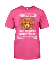 Load image into Gallery viewer, Red Toy Poodle Will Follow You St. Patrick's Day Printed Mug Guys Tee
