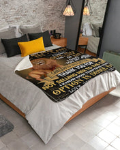Load image into Gallery viewer, Thank You Roaring Lion Mother Gift For Son In Law Sherpa Blanket
