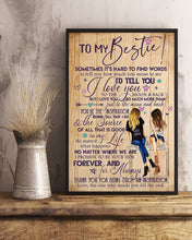 Load image into Gallery viewer, I Love You So Much Gift For Bestie Vertical Poster
