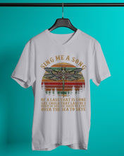 Load image into Gallery viewer, Sing Me A Song Dragonfly Retro Vintage Guys V-Neck
