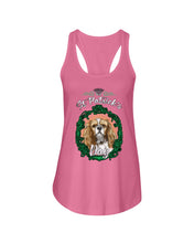 Load image into Gallery viewer, Cavalier Mirror Happy St Patrick's Day Gift For Dog Lovers Ladies Flowy Tank
