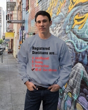 Load image into Gallery viewer, Registered Dietitians Are Intelligent Attractive Printed Mug Sweatshirt

