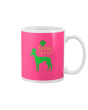 Load image into Gallery viewer, Sighthound Long On Luck Green St. Patrick's Day Printed Mug Mug
