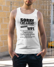 Load image into Gallery viewer, She's My Whole World Gift For Husband Unisex Tank Top
