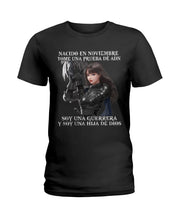 Load image into Gallery viewer, Nacido En Noviembre Tome Una Prueba De Ad Birthday Gift Ladies Tee

