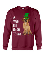 Load image into Gallery viewer, Puggle Irish Today Dog Lovers St. Patrick's Day Printed Mug Sweatshirt
