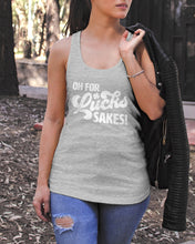 Load image into Gallery viewer, Oh For Lucks Sake Funny Happy St. Patrick's Day Printed Mug Ladies Flowy Tank
