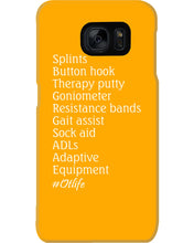 Load image into Gallery viewer, Splints Button Hook Therapy Putty Goniometer Resistance Bands Phone case
