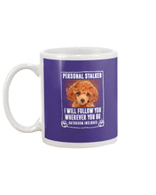 Load image into Gallery viewer, Red Toy Poodle Will Follow You St. Patrick's Day Printed Mug Mug

