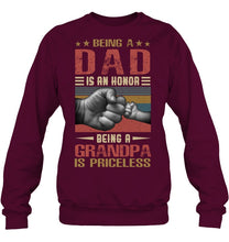Load image into Gallery viewer, Being A Dad And Being A Grandpa Meaningful Gift For Family Sweatshirt
