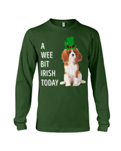 Load image into Gallery viewer, Cavalier King Charles Spaniel Irish Today Green St. Patrick's Day Printed Mug Unisex Long Sleeve
