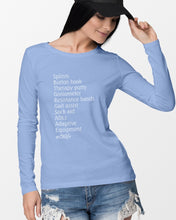 Load image into Gallery viewer, Splints Button Hook Therapy Putty Goniometer Resistance Bands Unisex Long Sleeve
