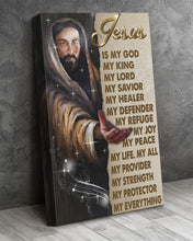 Load image into Gallery viewer, Jesus Is My God My King My Lord Gift Matte Canvas
