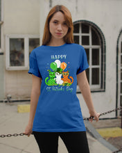 Load image into Gallery viewer, Lovely Cat And Balloons Happy St Patrick's Day Gift For Cat Lovers Guys Tee
