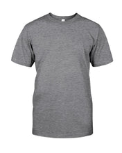 Load image into Gallery viewer, Lucky Son Who Raised By A Freaking Awesome June Mom Guys Tee
