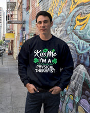 Load image into Gallery viewer, Physical Therapist Green Lip Shamrock St. Patrick's Day Color Changing Mug Sweatshirt
