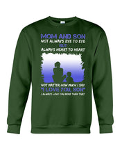 Load image into Gallery viewer, Mom And Son Always Heart To Heart Gift For Family Sweatshirt
