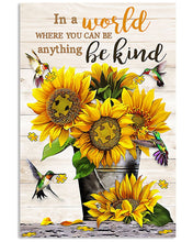 Load image into Gallery viewer, Autism Awareness You Can Be Anything Be Kind Vertical Poster
