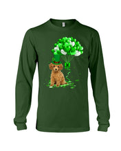 Load image into Gallery viewer, Red Toy Poodle Patrick Balloons St. Patrick's Day Color Changing Mug Unisex Long Sleeve
