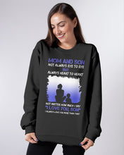 Load image into Gallery viewer, Mom And Son Always Heart To Heart Gift For Family Sweatshirt
