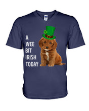 Load image into Gallery viewer, Cockapoo Irish Today Green St. Patrick's Day Printed Mug Guys V-Neck
